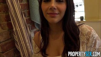 PropertySex – Hot Italian tourist babe fucks her American